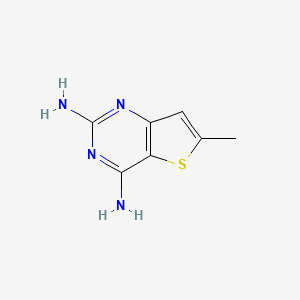 molecular formula C7H8N4S B1629196 6-Methylthieno[3,2-d]pyrimidine-2,4-diamine CAS No. 109879-87-0