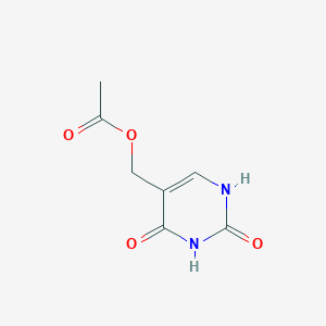 molecular formula C7H8N2O4 B1629199 (2,4-Dioxo-1,2,3,4-tetrahydropyrimidin-5-yl)methyl acetate CAS No. 98277-03-3