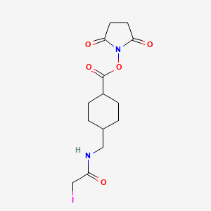 molecular formula C14H19IN2O5 B1629205 4-(Iodoacetamidomethyl)cyclohexanecarboxylic acid-NHS CAS No. 343803-27-0