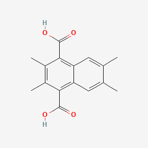 molecular formula C16H16O4 B1629216 2,3,6,7-Tetramethylnaphthalene-1,4-dicarboxylic acid CAS No. 925890-17-1