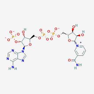 molecular formula C21H28N7O17P3 B162922 Triphosphopyridine nucleotide CAS No. 53-59-8