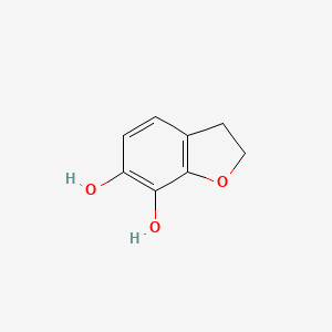 molecular formula C8H8O3 B1629221 6,7-Dihydroxy-2,3-dihydrobenzofuran CAS No. 42484-95-7