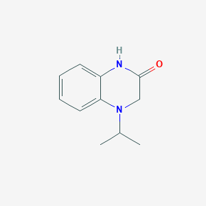 molecular formula C11H14N2O B1629234 4-(Propan-2-yl)-3,4-dihydroquinoxalin-2(1H)-one CAS No. 99840-78-5