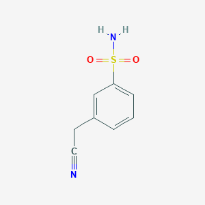 molecular formula C8H8N2O2S B1629236 3-(氰甲基)苯磺酰胺 CAS No. 52320-62-4