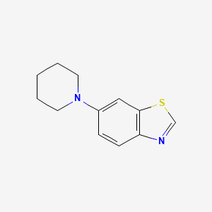 molecular formula C12H14N2S B1629248 6-(Piperidin-1-yl)benzo[d]thiazole CAS No. 663627-30-3