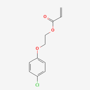 molecular formula C11H11ClO3 B1629256 p-Chlorophenoxyethyl acrylate CAS No. 46464-63-5