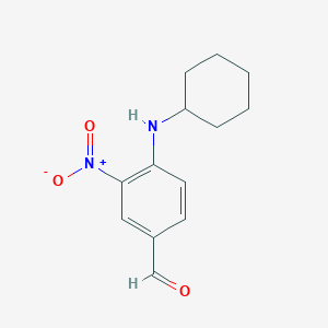 4-(Cyclohexylamino)-3-nitrobenzaldehyde