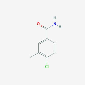 molecular formula C8H8ClNO B1629262 4-氯-3-甲基苯甲酰胺 CAS No. 64001-03-2