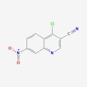 molecular formula C10H4ClN3O2 B1629266 4-Chloro-7-nitroquinoline-3-carbonitrile CAS No. 364794-13-8