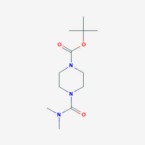 molecular formula C12H23N3O3 B1629285 1-Boc-4-dimethylcarbamoylpiperazine CAS No. 215453-81-9