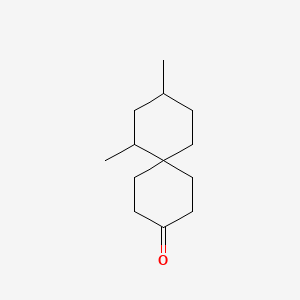 molecular formula C13H22O B1629309 7,9-Dimethylspiro[5.5]undecan-3-one CAS No. 83863-64-3