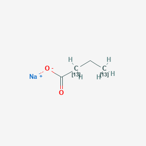 molecular formula C4H7NaO2 B1629322 Sodium butyrate-2,4-13C2 CAS No. 286367-68-8