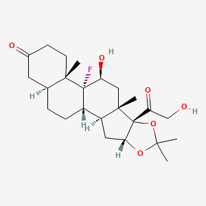 molecular formula C24H35FO6 B1629329 地罗舒宁 CAS No. 2355-59-1