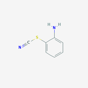 molecular formula C7H6N2S B1629341 2-Aminophenyl thiocyanate CAS No. 55290-52-3