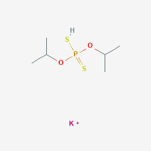 molecular formula C6H15KO2PS2+ B1629363 钾；二（丙-2-氧基）-硫烷基-硫亚烷基-λ5-膦 CAS No. 3419-34-9