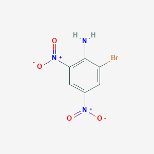 molecular formula C6H4BrN3O4 B162937 2-Bromo-4,6-dinitroaniline CAS No. 1817-73-8