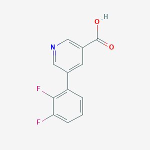 molecular formula C12H7F2NO2 B1629382 5-(2,3-Difluorophenyl)nicotinic acid CAS No. 887973-47-9