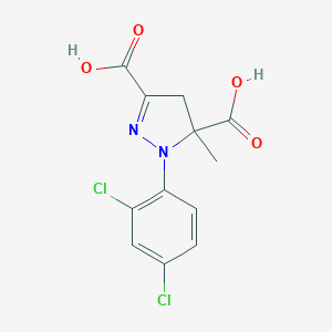 molecular formula C12H10Cl2N2O4 B162942 Mefenpyr CAS No. 135591-00-3