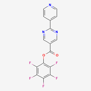 molecular formula C16H6F5N3O2 B1629454 五氟苯基2-吡啶-4-基嘧啶-5-羧酸酯 CAS No. 946409-27-4