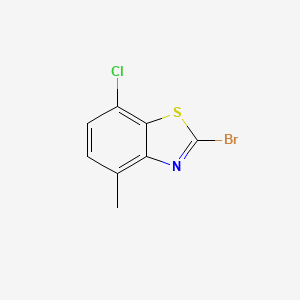 2-Bromo-7-chloro-4-methylbenzo[d]thiazole