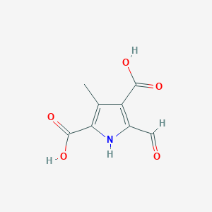 5-Formyl-3-methyl-1H-pyrrole-2,4-dicarboxylic acid