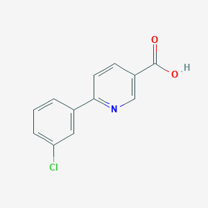molecular formula C12H8ClNO2 B1629469 6-(3-氯苯基)烟酸 CAS No. 887976-19-4