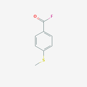 molecular formula C8H7FOS B162948 4-Methylsulfanylbenzoyl fluoride CAS No. 127743-98-0