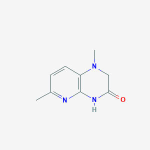 molecular formula C9H11N3O B1629502 1,6-dimethyl-1,4-dihydropyrido[2,3-b]pyrazin-3(2H)-one CAS No. 689259-31-2