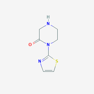 1-(1,3-Thiazol-2-YL)piperazin-2-one