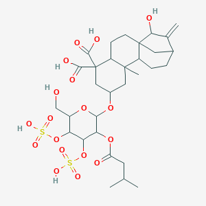 molecular formula C31H46O18S2 B162951 Carboxyatractylate CAS No. 35988-42-2