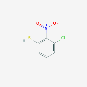 molecular formula C6H4ClNO2S B1629519 3-Chloro-2-nitrobenzenethiol CAS No. 351216-87-0
