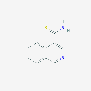 molecular formula C10H8N2S B1629524 Isoquinoline-4-carbothioamide CAS No. 435271-32-2