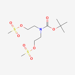 N-Boc-N,N-Bis{2-[(methanesulfonyl)oxy]ethyl}amine