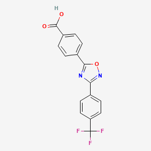 4-(3-(4-(Trifluoromethyl)phenyl)-1,2,4-oxadiazol-5-yl)benzoic acid