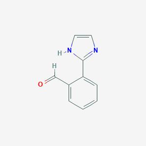 molecular formula C10H8N2O B162953 2-(1H-Imidazol-2-yl)benzaldehyde CAS No. 139975-94-3