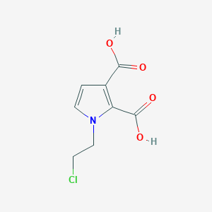 1-(2-Chloroethyl)-1H-pyrrole-2,3-dicarboxylic acid