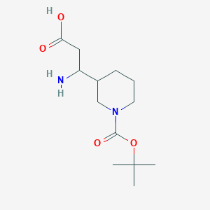 3-Amino-3-(1-(tert-butoxycarbonyl)piperidin-3-yl)propanoic acid