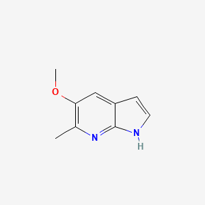molecular formula C9H10N2O B1629577 5-methoxy-6-methyl-1H-pyrrolo[2,3-b]pyridine CAS No. 1000340-90-8