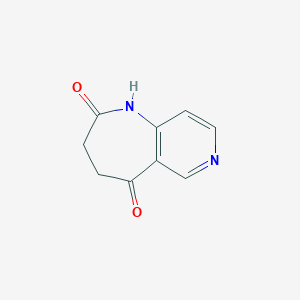 molecular formula C9H8N2O2 B1629580 3,4-Dihydro-1H-pyrido[4,3-B]azepine-2,5-dione CAS No. 887576-83-2