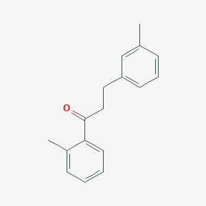 molecular formula C17H18O B1629592 2'-Methyl-3-(3-methylphenyl)propiophenone CAS No. 898790-31-3