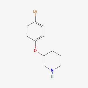 molecular formula C11H14BrNO B1629609 3-(4-Bromophenoxy)piperidine CAS No. 946714-44-9