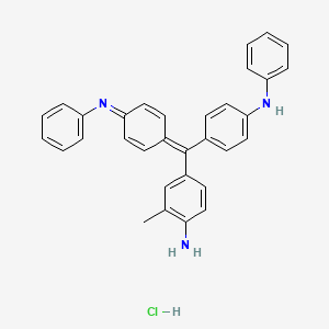 molecular formula C32H28ClN3 B1629615 C.I. Solvent Blue 3 CAS No. 6287-15-6