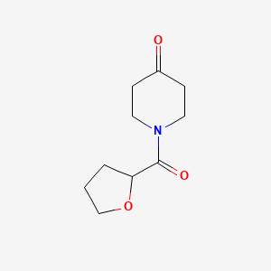 molecular formula C10H15NO3 B1629619 1-(Oxolane-2-carbonyl)piperidin-4-one CAS No. 1016505-60-4