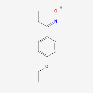 molecular formula C11H15NO2 B1629621 1-(4-乙氧苯基)-1-丙酮肟 CAS No. 91247-25-5