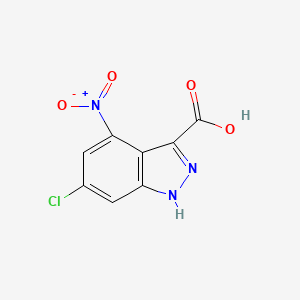 6-Chloro-4-nitro-1H-indazole-3-carboxylic acid