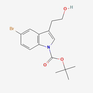 molecular formula C15H18BrNO3 B1629626 N-Boc-5-bromotryptophol CAS No. 898746-62-8