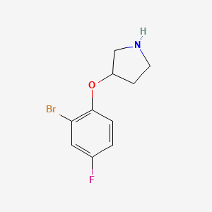 3-(2-Bromo-4-fluorophenoxy)pyrrolidine