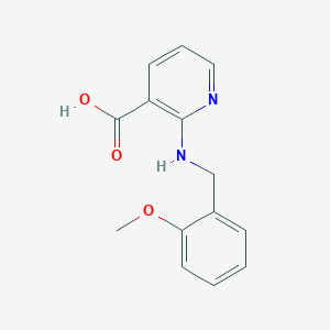 molecular formula C14H14N2O3 B1629646 2-(2-Methoxybenzylamino)nicotinic acid CAS No. 1019372-81-6