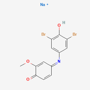 molecular formula C13H9Br2NNaO3+ B1629648 Sodium;4-(3,5-dibromo-4-hydroxyphenyl)imino-2-methoxycyclohexa-2,5-dien-1-one CAS No. 5418-35-9