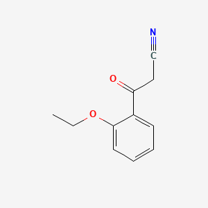molecular formula C11H11NO2 B1629655 3-(2-Ethoxyphenyl)-3-oxopropanenitrile CAS No. 89-44-1